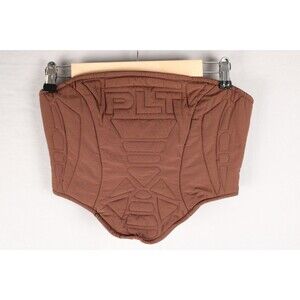 PLT Pretty Little Things Chocolate Brown Top Corset Casual New With Tags Size 4